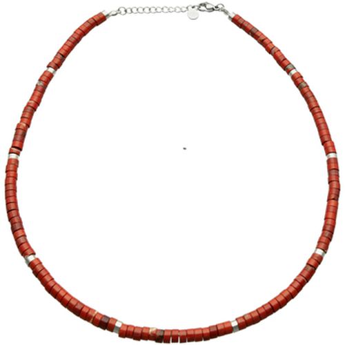 Collier Sautoir Chakra Perles Heishi Jaspe -90 cm - Sixtystones - Modalova