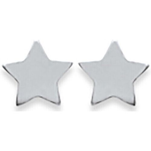 Boucles oreilles Puces d'oreilles étoiles argent rhodié - Brillaxis - Modalova