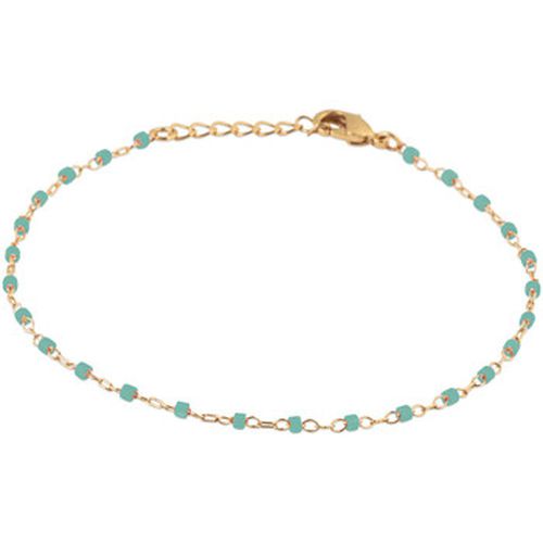 Bracelets Bracelet plaqué or perles Miyuki turquoise - Brillaxis - Modalova