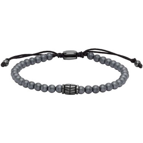 Bracelets Bracelet perles en hématite et acier - Fossil - Modalova