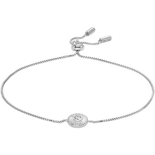 Bracelets Bracelet chaîne avec charm circulaire texturé - Fossil - Modalova
