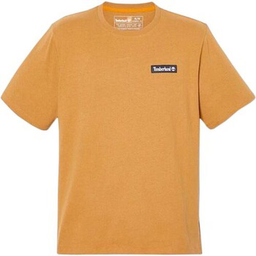 T-shirt Timberland SS Woven Badge - Timberland - Modalova