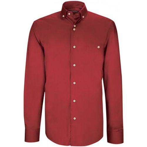 Chemise chemise coupe droite business matteo bordeaux - Emporio Balzani - Modalova