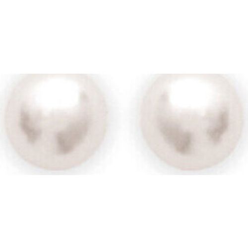 Boucles oreilles by - Puces d'oreilles perle nacrée - Daxon - Modalova