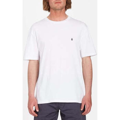 T-shirt Camiseta Stone Blanks White - Volcom - Modalova