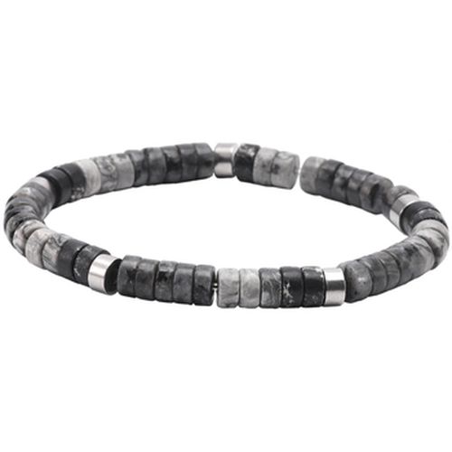 Bracelets Bracelet Perles Heishi En Jaspe Noir -Large-20cm - Sixtystones - Modalova