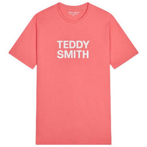 T-shirt TEE-SHIRT TICLASS BASIC - POP CORAL - M - Teddy Smith - Modalova