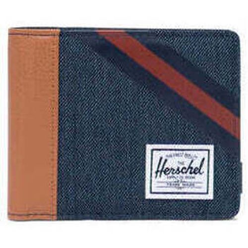 Portefeuille Roy RFID Indigo Denim/Synthetic Leather Stripe Peacoat/Picante - Herschel - Modalova