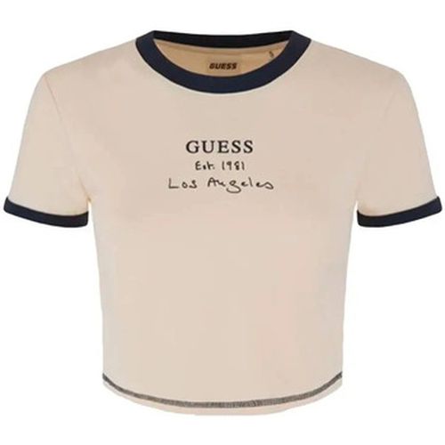 T-shirt Classic crop tee Los Angeles - Guess - Modalova