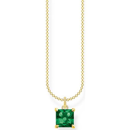 Collier Collier avec pierre carrée verte - Thomas Sabo - Modalova