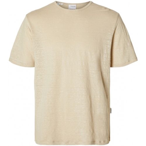 T-shirt T-Shirt Bet Linen - Oatmeal - Selected - Modalova