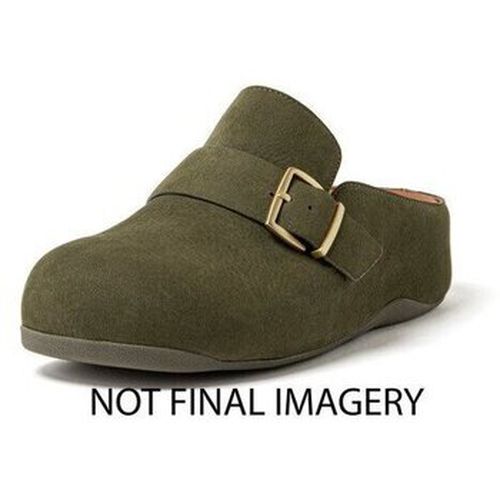 Mules SHUV BUCKLE-STRAP NUBUCK CLOGS MOSSY - FitFlop - Modalova