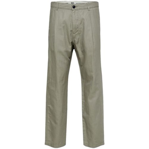 Pantalon Relaxed Jones Linen - Vetiver - Selected - Modalova