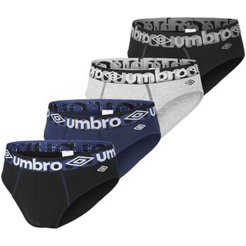 Slips Lot de 4 slips en coton Uni - Umbro - Modalova