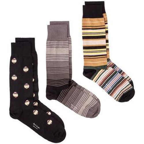 Socquettes 3 Pack Multi Stripe Chaussettes - Paul Smith - Modalova