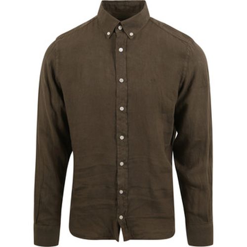 Chemise Shirt Garment Linen Green - Hackett - Modalova