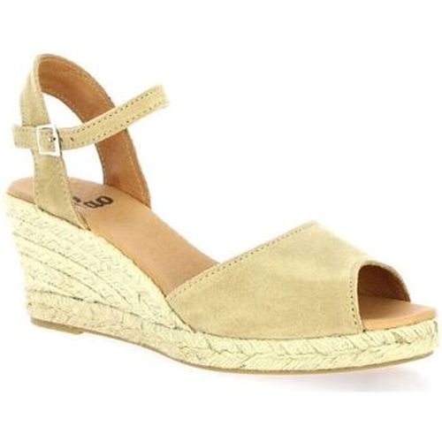 Espadrilles Espadrille cuir velours - Pao - Modalova