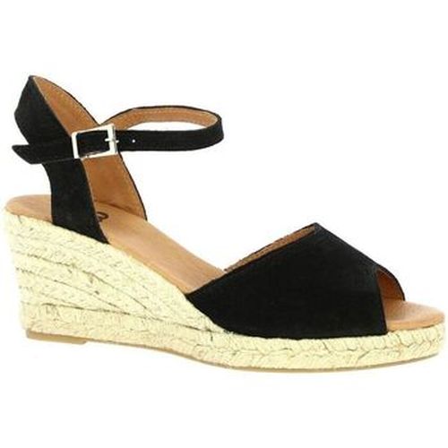 Espadrilles Espadrille cuir velours - Pao - Modalova