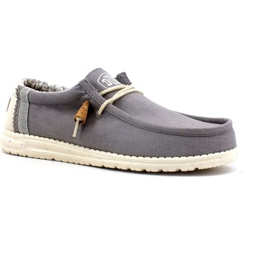 Chaussures Wally Break Stitch Sneaker Vela Uomo Grey 40015-030 - HEY DUDE - Modalova