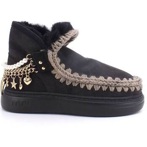Chaussures Eskimo Chain Stivaletto Pelo Donna Off Black MU.FW411008A - Mou - Modalova