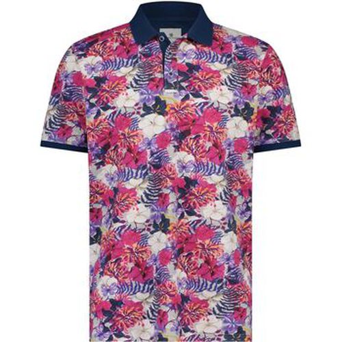T-shirt Polo Rose Fleurs Piqué - State Of Art - Modalova