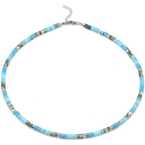 Collier Collier Perles Heishi Turquoise Jaspe -38 cm - Sixtystones - Modalova