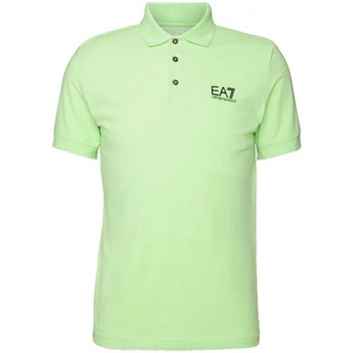 T-shirt Polo EA7 8NPF04 PJM5Z Uomo Verde Fluo - Ea7 Emporio Armani - Modalova