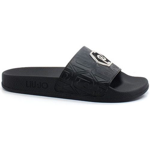 Chaussures Kos 01 Ciabatta Slipper Spreading Logo Black BA2173EX098 - Liu Jo - Modalova