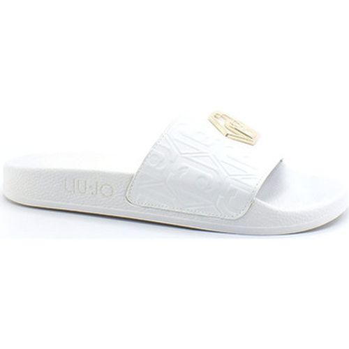 Chaussures Kos 01 Ciabatta Slipper Spreading Logo White BA2173EX098 - Liu Jo - Modalova