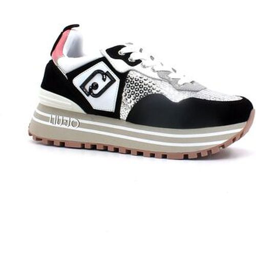 Chaussures Maxi Wonder 01 Sneaker Donna Black White BA3013PX343 - Liu Jo - Modalova