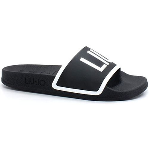 Chaussures Kos 02 Ciabatta Slipper Logo Black White BA2169EX102 - Liu Jo - Modalova