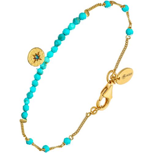 Bracelets Bracelet Chaîne Argent Avec Perles De Turquoise Et - Orusbijoux - Modalova