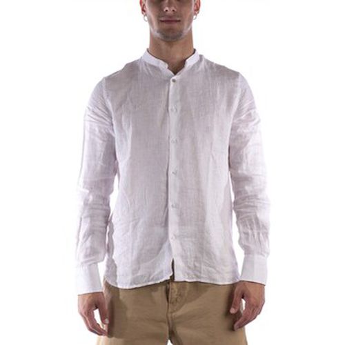 Chemise Camicia Coreana Lino Bianco - Sl56 - Modalova