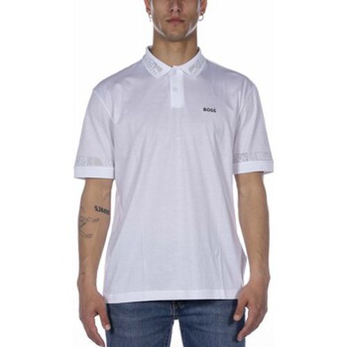 T-shirt Polo Pirax 10241540 Bianco - BOSS - Modalova