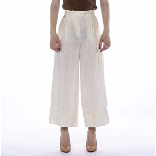 Pantalon Pantalone Crop Ecru - Manila Grace - Modalova