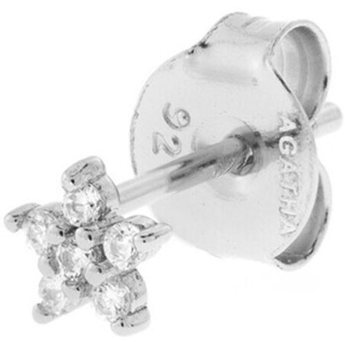 Boucles oreilles Piercing puce Flor argent oxydes - Agatha Ruiz de la Prada - Modalova