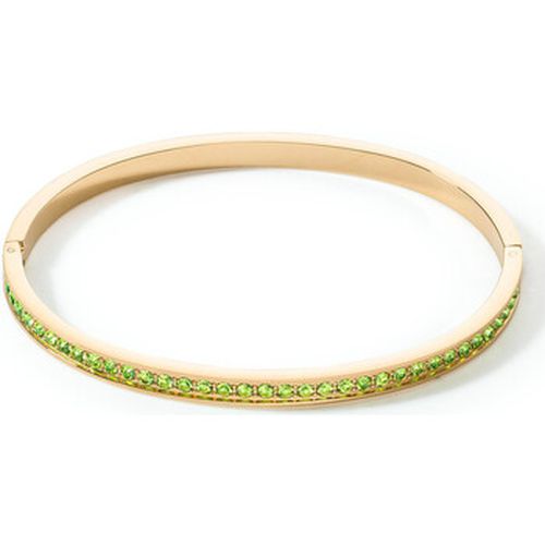Bracelets Bracelet acier doré cristaux verts taille 17 - Coeur De Lion - Modalova
