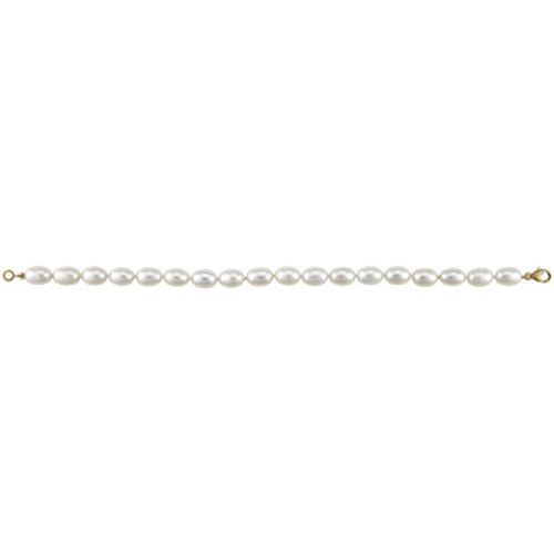 Bracelets Bracelet perles de culture olive 6/6.5 mm or - Brillaxis - Modalova