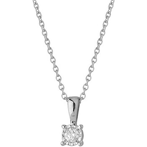 Collier Collier solitaire diamant or 18 carats 0.08 ct - Brillaxis - Modalova