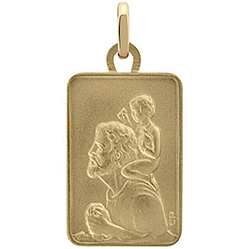 Pendentifs Médaille Saint Christophe or 18 carats - Brillaxis - Modalova