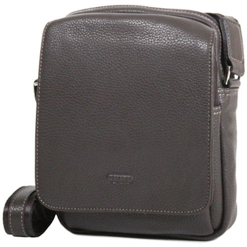 Sacoche Pochette Cuir De Vachette Grainé 83602 - Katana - Modalova