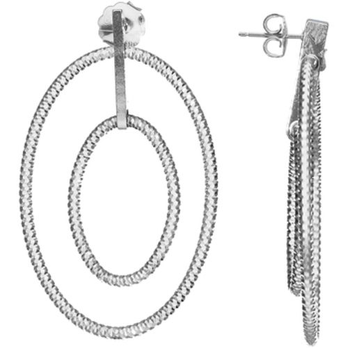 Boucles oreilles Boucles D'oreilles Argent 45mm Ovale Double - Orusbijoux - Modalova