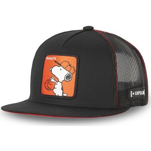 Casquette Casquette snapback visière plate avec filet Peanuts - Capslab - Modalova