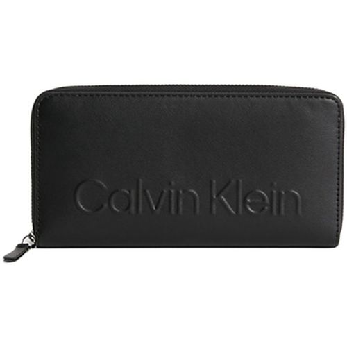 Portefeuille Zippe logo relief - Calvin Klein Jeans - Modalova