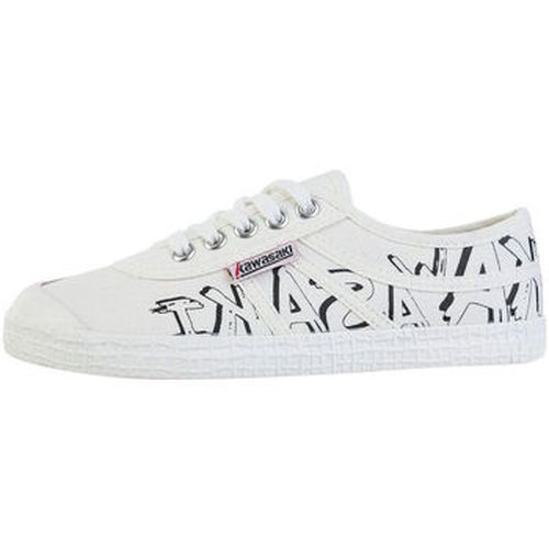 Baskets Graffiti Canvas Shoe 1002 White - Kawasaki - Modalova