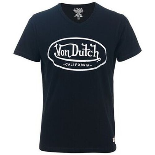 T-shirt TEE SHIRT COL V RON - NOIR ET BLANC - M - Von Dutch - Modalova