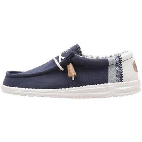 Chaussures bateau WALLY LINEN NATURAL - HEY DUDE - Modalova