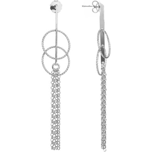 Boucles oreilles Boucles D'oreilles Argent Pendantes Doubles Cercles Et - Orusbijoux - Modalova