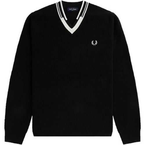 Sweat-shirt Fp Abstract Tipped V-Neck Jumper - Fred Perry - Modalova
