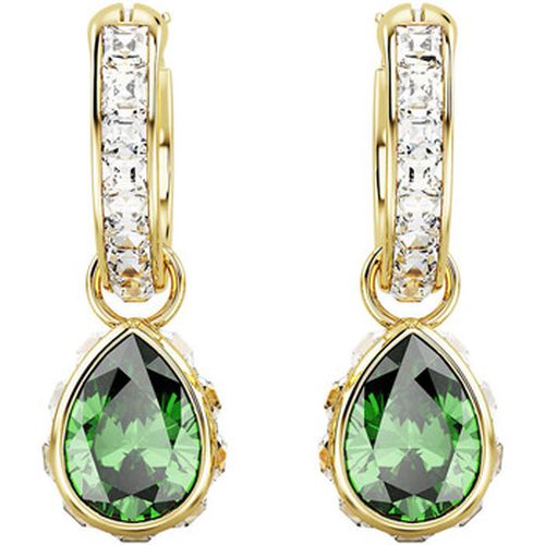 Boucles oreilles Pendants d'oreilles Stilla poire verte - Swarovski - Modalova